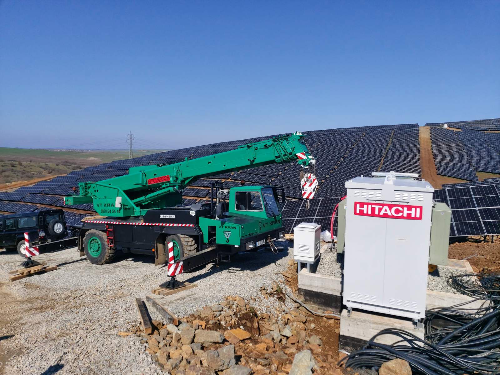 Liebherr 25T Crane for Hire in Burgas